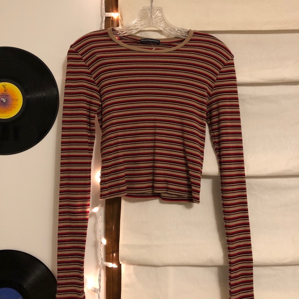 brandy melville ribbed top